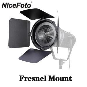 Bowens Mount LED 비디오 조명용 NiceFoto FD-110 초점 조절기 프레넬 렌즈