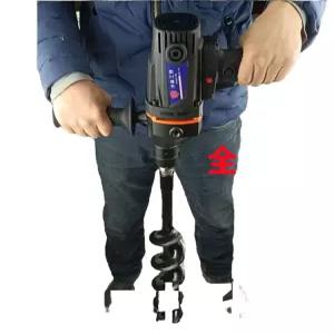 소형 엔진 굴착기 고추 고정 모종 전기 구굴기 지지대