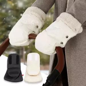 유모차장갑 핸드머프 방한 워머 손잡이커버 핸들 장갑 안전바 겨울 털장갑 악세사리