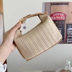 여름 라탄 미니 핸드백 토트백 휴대용 가방 크로스백