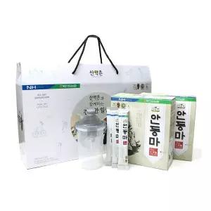 안동 마가루 북안동농협 마분말 선물세트 25포x2박스 쉐이커포함 자연초