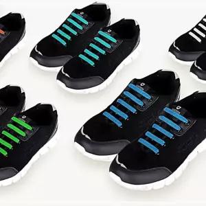 운동화끈 12P 신발끈 15색상 고무줄 매듭없는 형광옐로우 SW5854C2