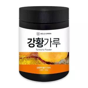 헬로우그린 인도산 강황 분말 가루 300g (통) 헬로우 그린
