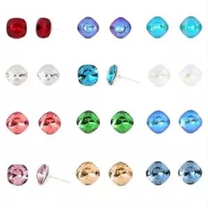 [쥬아나윤] 스와로브스키 크리스탈  탄생석 귀걸이