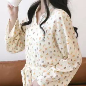 여성 샤워가운 빅사이즈 곰돌이 로브 썸머 목욕가운 시원한 타올 가운