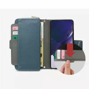 천연가죽 다이어리케이스 지퍼형 카드 지폐 동전 차키등 다용도수납 갤럭시 S26울트라 S26플러스 S26