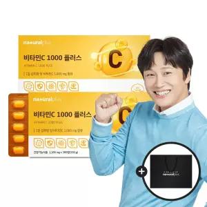 600일분 내츄럴플러스 비타민C 1000 플러스 고함량 대용량 항산화 비타민씨 300정, 2개 203720
