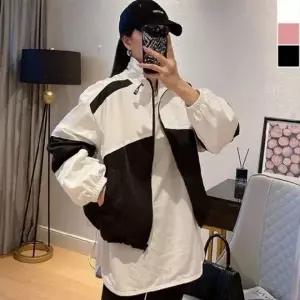 얇은 바람막이 사파리 점퍼 간절기 캐주얼바람막이 아우터 꾸안꾸 크롭바람막이 간절기자켓 겨울바람막이