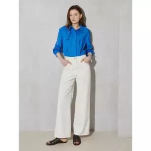 [롯데백화점]더아이잗컬렉션 에센셜 레더 패치 스트레이트 팬츠 CS3A0SL271