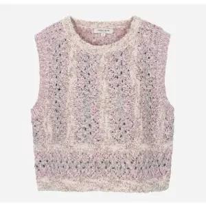 [롯데백화점]써스데이 아일랜드 [여성]라운드넥 크로셰 니트 베스트 T262MVT131W