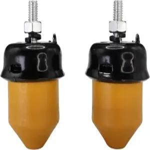 2개 전면 하부 서스펜션 컨트롤 암 범프 스토퍼(액슬 범퍼) 15956547 쉐보레 블 1995-2005 S10 1995-2004;