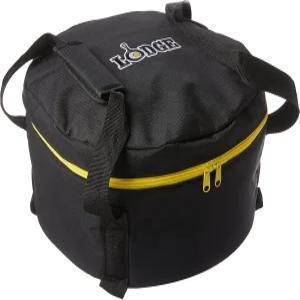 로지 블랙 캠프 더치 오븐 토트백 - 손잡이가 있는 내구성 백 12인치