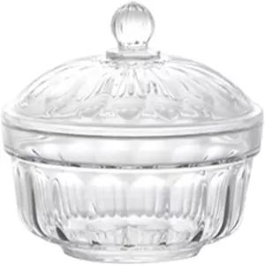 모자코나 플라스틱 캔디 접시 슈가볼 스파이스 병 보관 냄비 뚜껑 포함