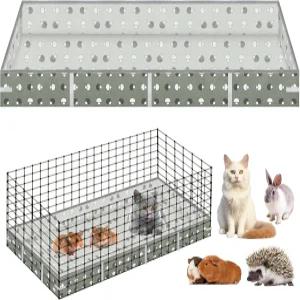 앵글카이 기니피그 케이지 라이너 47 L x 24 W 소형 동물용 방수 서식지 패드 세척 가능한 토끼 베이스