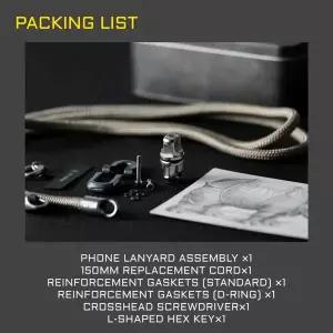 호환  틸타 랜야드 및 버클 키트 7mm 대부분의 스마트폰 케이스와 호환 크로노스 에코시스템