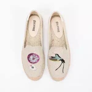 슬립온 에스파듀 단화 솔루도스 여성 에스파드리유