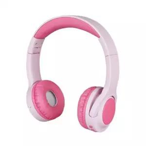 블루투스 무선 어린이 헤드셋 핑크 접이식 PC 컴퓨터 스마트폰 태블릿 800mAh