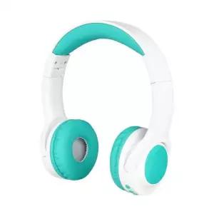 블루투스 무선 어린이 헤드셋 화이트 접이식 PC 컴퓨터 스마트폰 태블릿 800m