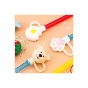 빨대커버 호환 텀블러 빨대마개 실리콘 오염방지 위생 빨대캡 뚜껑 KK237