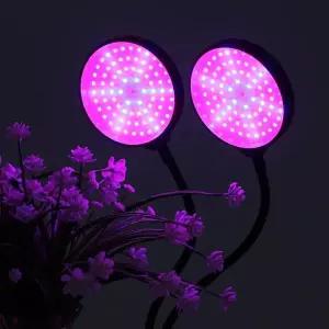 [하프클럽/셀러허브]식물등 쑥쑥 광합성 LED 식물등(2헤드) 화분조명 식물전구 식물생장등