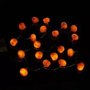 [하프클럽/셀러허브]20구 LED호박 가랜드전구 3M 할로윈 장식조명