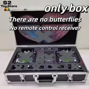 호환  리모컨 바이오닉 날개짓기 나비 RC 비행기 무대 공연용 드론 휴대용 보관 케이스 포함