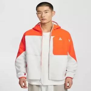 nike ACG 울프 트리 플러스 풀집 후드 미드 레이어 M - 세이프티 오렌지포톤 더스트비비드 퍼플서밋 화이트