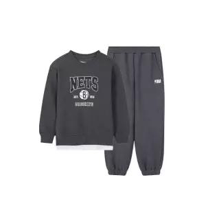 NBA CHI 팀 레이어드 맨투맨 조거팬츠세트(K261TS080P.Z1310P)