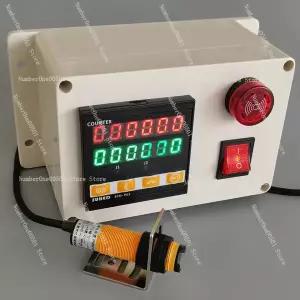 호환   생산 라인용 디지털 디스플레이 및 경보 기능을 갖춘 산업용 적외선 센서 카운터