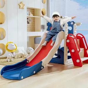 더류현 실내용  미끄럼틀 유아용 소형 가정용 놀이터 그네 실내미끄럼틀 실내놀이터