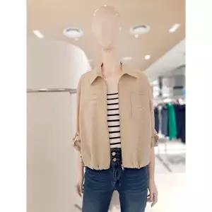 [롯데백화점]SOUP 셔츠형 밑단 끈조절 소매롤업 점퍼 SC4UJ9Z