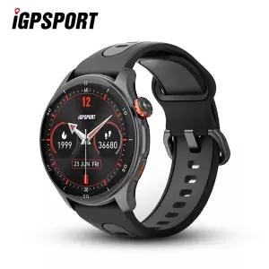 호환  IGPSPORT LW10 사이클링 러닝 시계 스포츠 GPS 위치 경로 탐색 통화 심박수 모니터 AMOLED 화면 피트