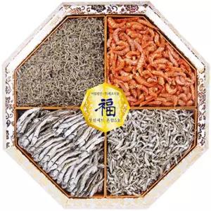 국산 해조 팔각 멸치 새우 혼합 선물 명절 추석 설
