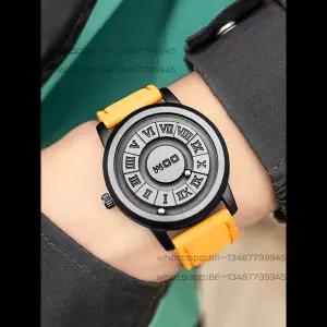 호환  블랙 테크놀로지 마그레브 신개념 방수 시계 남성 트렌드 시계 학생 개성 홀로우 쿼츠