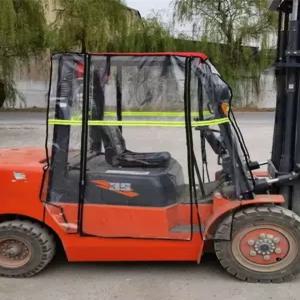 방수 커버 지게차 덮개 투명 방한 천막 방풍 캐노피 커튼 비닐 보호덮개