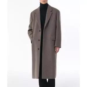 무신사스탠다드 MUSINSA STANDARD 울 블렌드 빅 대디 싱글 맥시 코트 [토프]MMCCTBZ01-TA 115435