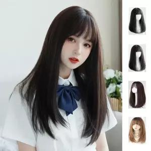 키밍 웨이브 생머리 통가발 롱헤어 패션 긴머리 가발 bfk1+7kVY