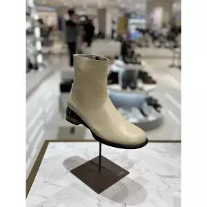 매장정품 DAKS 닥스 여성 스퀘어 몰드로우 앵클부츠 DLB314 베이지 DLB314LS32 1167452