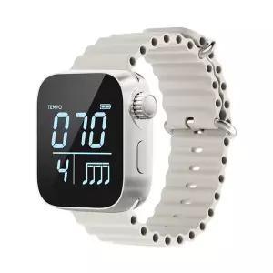 호환  빅 세일 다기능 웨어러블 메트로놈 시계 진동 비트 카운터 기타 피아노 드럼 스포츠 러닝용