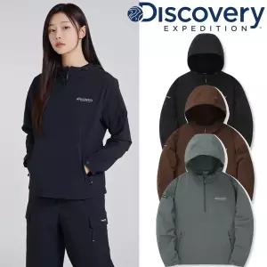 매장정품 DISCOVERY 디스커버리 [] DWTR36044 여성 우븐 에센셜 트레이닝 아노락 자켓 후드 반 집업 재킷 1