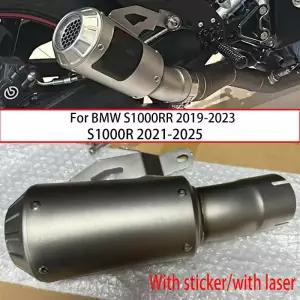 아크라포빅 오토바이 배기 시스템 스테인리스 스틸 개조 머플러 BMW S1000RR 2019-2023 S1000R 2021-2025용
