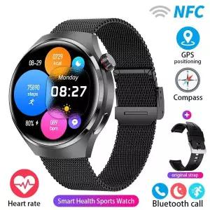 호환  스마트워치 GT4Pro 걸음 수 측정 거리 추적 무선 통화 스마트워치 수면 모니터링 풀 터치 스포츠 남