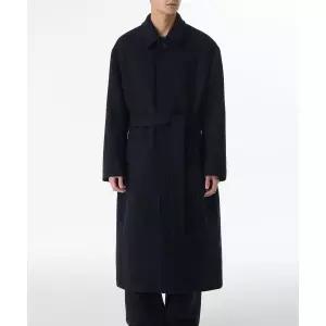 무신사스탠다드 MUSINSA STANDARD 울 블렌드 맥시 발마칸 로브 코트 [네이비]MMCCTBZ03-NA 114395