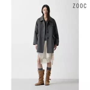 ZOOC 버튼 카라 하프 코트 MG_Z254MSG218 391997