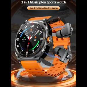 호환  블루투스 헤드셋 스마트워치 2-in-1 블루투스 통화 건강 모니터 피트니스 트래커 안드로이드 IOS용