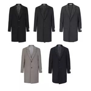 리버스지오지아 남성 캐시미어 싱글코트 5종 택 1 블랙멜란지그레이패턴그레이멜란지베이지멜란지네이비 PT