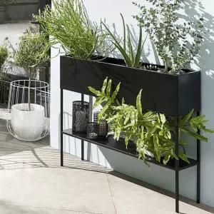 철제 플랜트박스 스탠드 박스 베란다 거치대 인테리어