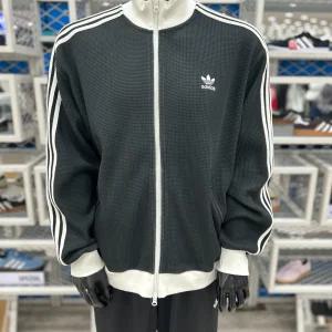 [KC2619] 오리지널스 니트 트랙 탑, 남녀공용 와플 니트 집업_DG