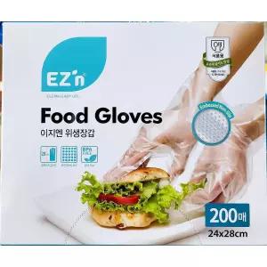 위생장갑 (나이스 대 200매) 요리용 조리용 비닐 투명 일회용 일회용비닐 주방비닐