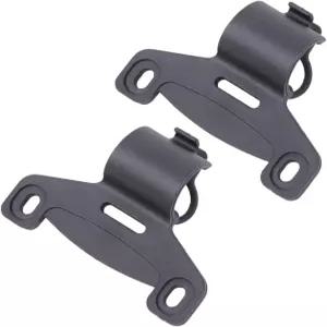 자전거 프레임 장착용 자전거용 펌프 홀더 사이클링 에어 2개 도로 및 산악 블랙 호환 브래킷 클립